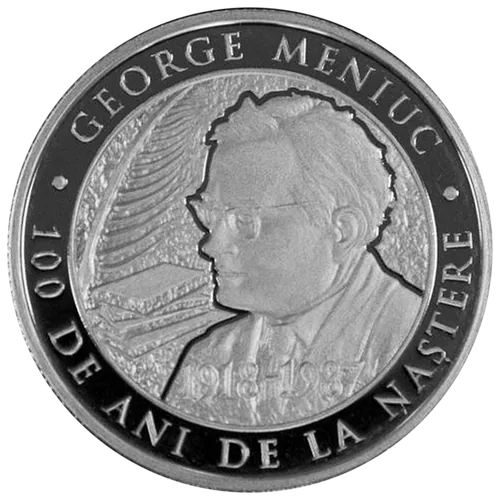 George Meniuc – 100 de ani de la naștere, 2018, revers