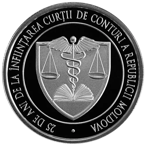 25 de ani de la înființarea Curții de Conturi a Republicii Moldova, 2019, revers