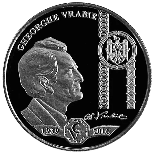 Gheorghe Vrabie – 80 de ani de la naștere, 2019, revers