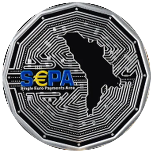 Moldova în Zona Unică de Plăți în Euro (SEPA), 2025, revers
