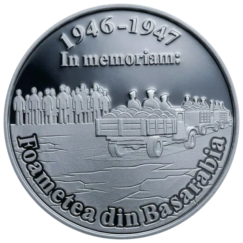 In memoriam: Foametea din Basarabia 1946–1947, 2026, revers