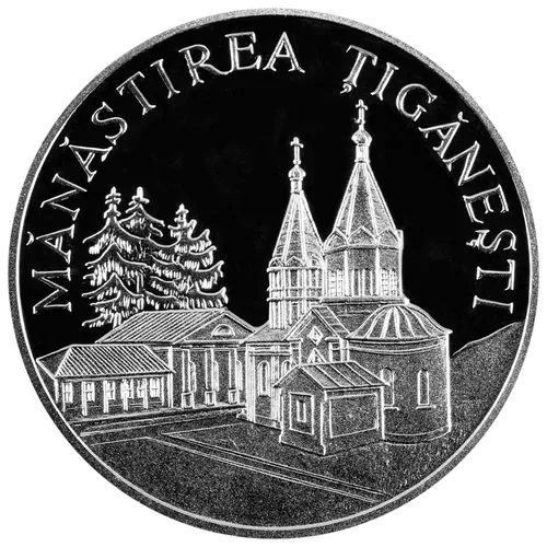 Mănăstirea Țigănești, 2000, revers