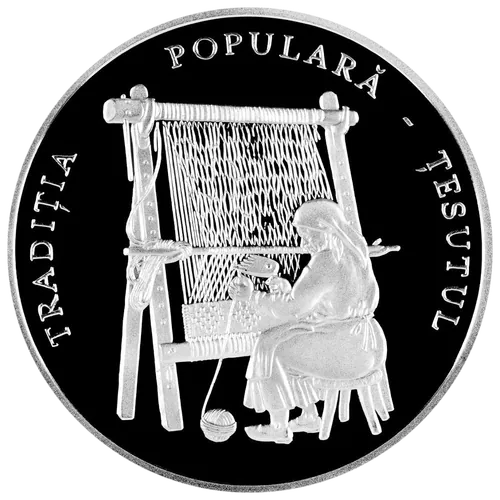 Tradiție populară – țesutul, 2009, revers