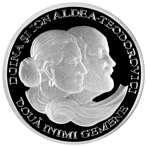 Дойна и Ион Алдя-Теодорович – два сердца бьющихся в такт (серебро), 2010, реверс