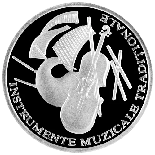Instrumente muzicale tradiționale, 2010, revers