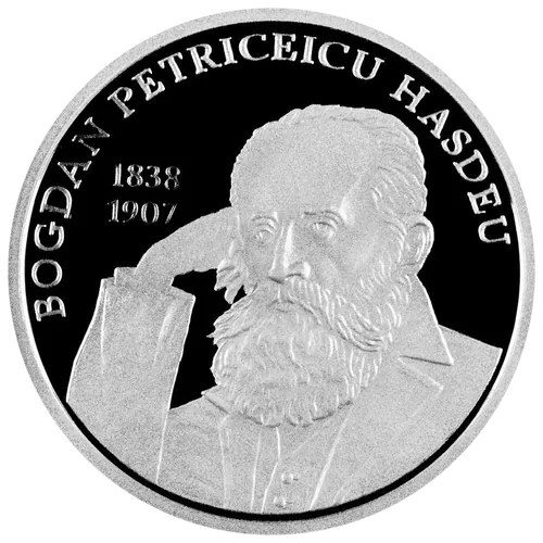 Bogdan Petriceicu Hasdeu (argint), 2011, revers