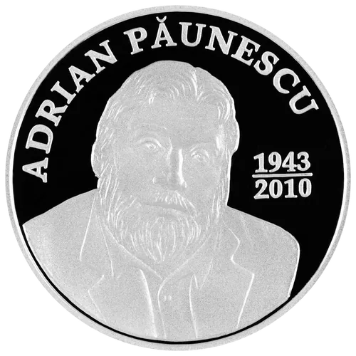 Adrian Păunescu (argint), 2013, revers